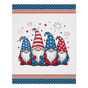 Süße amerikanische Gnome Cartoon-68123 Poster