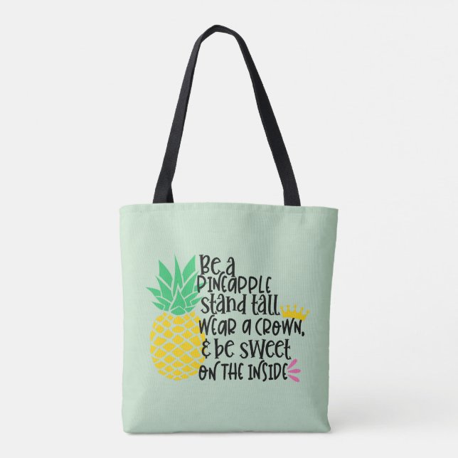 Süße Ananas Gelb Sei eine Ananas (Rückseite)