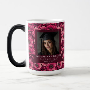 Süße Anemonen Blumen-Geschenk für den Absolventen Verwandlungstasse