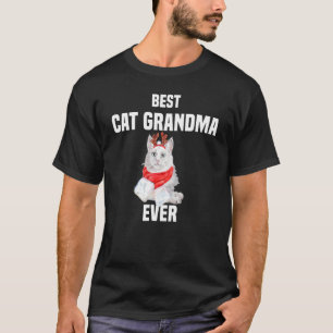 Süße Angora-Katze mit Rentier-Kostüm Beste Katze ü T-Shirt