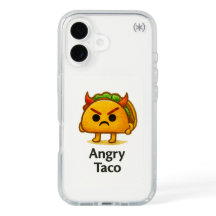Süße Angst-Taco-iPhone-16-Hülle Lustiges Foodie-Ge