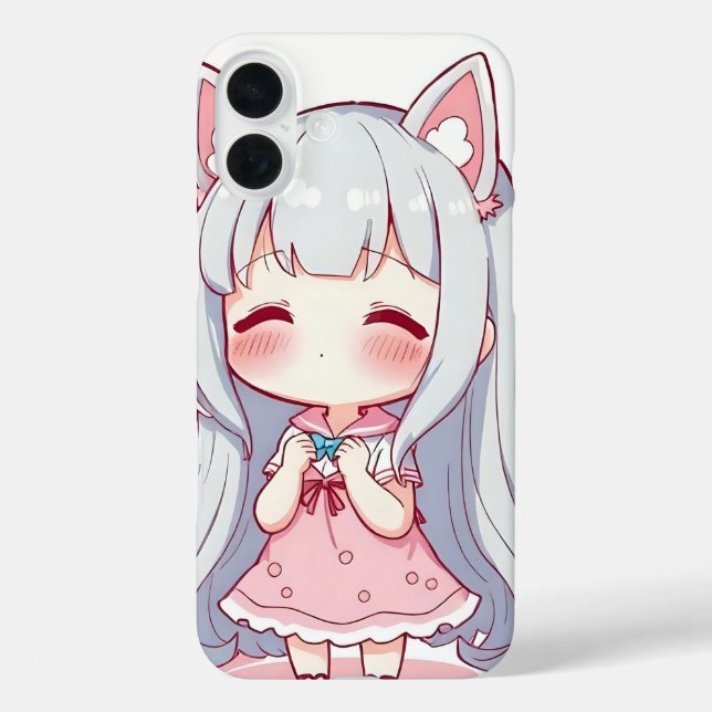 Süße Anime Case-Mate iPhone Hülle (Rückseite)