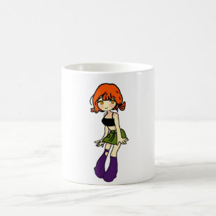 süße Anime-Chibi-Mädchen-Kaffeetasse Kaffeetasse
