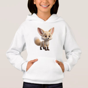 Süße Anime-Fennec-Fuchs-Chibi-Kinderhoodie — Kawai Hoodie