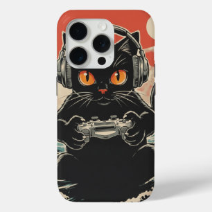 Süße Anime-Gamer Kawaii-Katze Japanisches Gaming-G Case-Mate iPhone Hülle