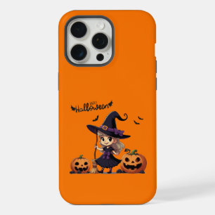 Süße Anime-Halloweenhexe iPhone 15 Pro Max Hülle