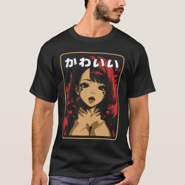 Süße Anime T-Shirt (Vorderseite)