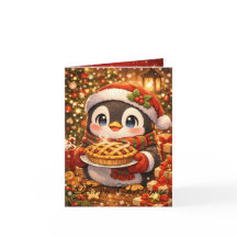Süße Anime-Weihnachtskarte