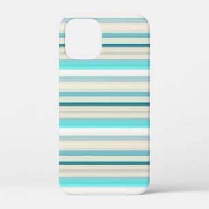 Süße aqua weiße Streifen Case-Mate iPhone Hülle