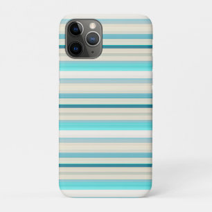 Süße aqua weiße Streifen Case-Mate iPhone Hülle