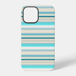 Süße aqua weiße Streifen iPhone 12 Pro Hülle
