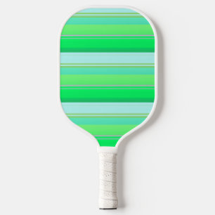 Süße aquagrüne Streifen Pickleball Schläger