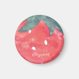 Süße Aquarell-Erdbeere Magnet