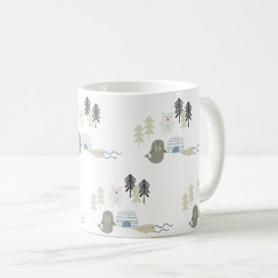 Süße arktische Wintertiere Kaffeetasse