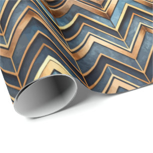Süße Art Deco-Fliesenmuster-Wrap-Papier Geschenkpapier