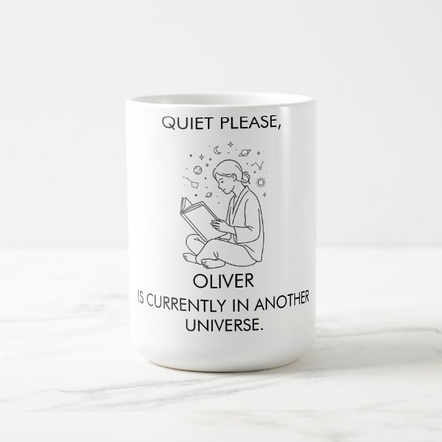 Süße ästhetische benutzerdefinierte Name Introvert Kaffeetasse (Mittel)