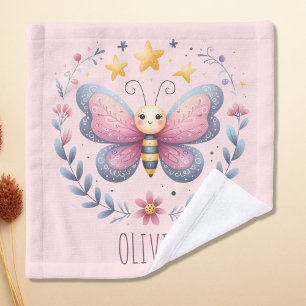 Süße ästhetische florale Butterfly Waschlappen