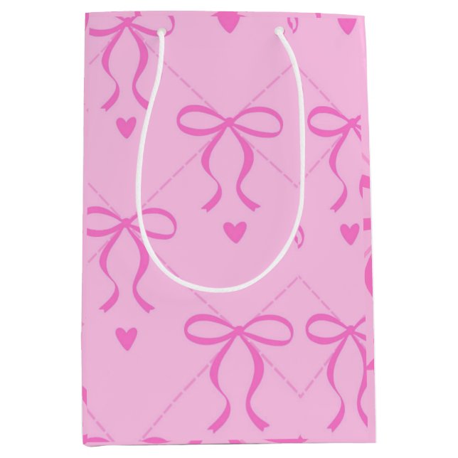 Süße ästhetische Notizbuchhülle Mittlere Geschenktüte (Vorderseite)