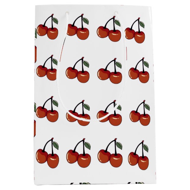 Süße ästhetische Notizbuchhülle Mittlere Geschenktüte (Vorderseite)