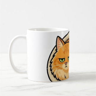 Süße ästhetische orange Katze Stör mich nicht-Tast Kaffeetasse