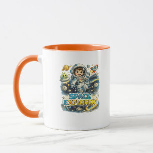 Süße Astronauten-Kaffeetasse Weltraum-Entdecker Tasse