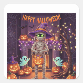 Süße Aufkleber für Halloween 