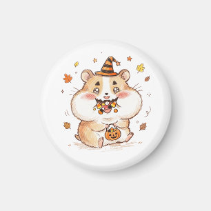 Süße ausgestopfte Backen Halloween Hamster Trick-o Magnet
