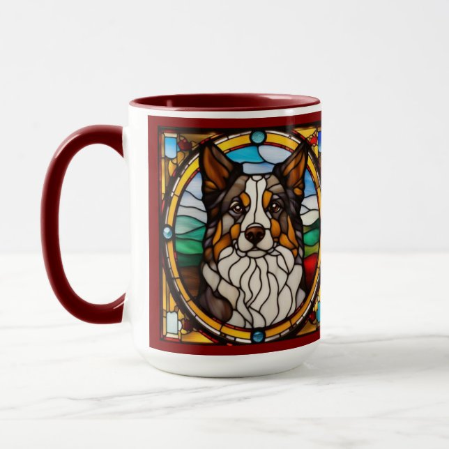 Süße Australian Shepherd Trinktasse Tasse (Links)