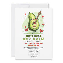 Süße Avocado Geburtstagsfeier