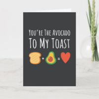 Süße Avocado Karten Früchte Vegan Vegetarisch