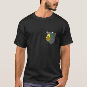 Süße Avocado Klettert In Tasche Guacamole Vegan Es T-Shirt