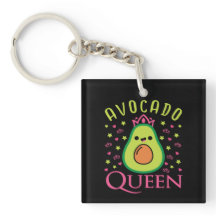 Süße Avocado-Königin mit Herz Keto-Mädchen beim Ko