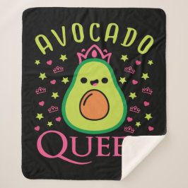 Süße Avocado-Königin mit Herz Keto-Mädchen beim Ko Sherpadecke