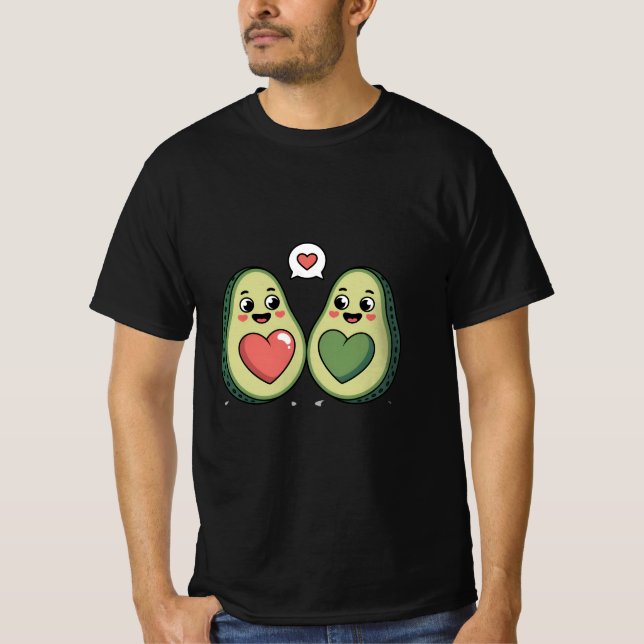 Süße Avocado Liebe T-Shirt (Vorderseite)