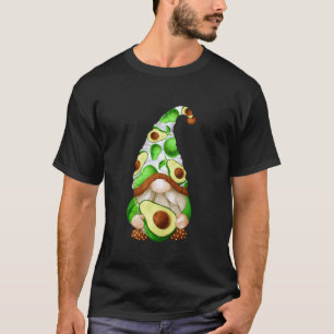 Süße Avocado-Liebhaber-Gnomie für Xmas-Paar Lustig T-Shirt