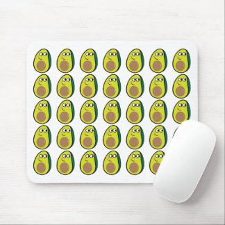 Süße Avocado-Mauspad | Frucht-Dekoration für den S Mousepad