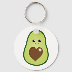 Süße Avocado Schlüsselanhänger