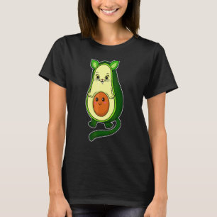 Süße Avocato-Katze Avocado Mexikanischer Cinco De  T-Shirt