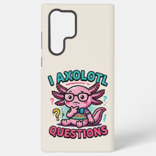 Süße Axolotl-Fragen aztekischer Nerd mit Brille Samsung Galaxy Hülle
