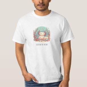 Süße Axolotl-Pastell-Ästhetik-Illustration – Bleib T-Shirt