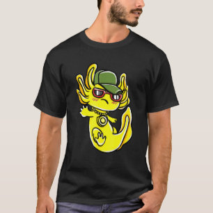 Süße Axolotls laufende Haustierfische T-Shirt