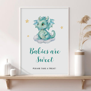 Süße Baby-Drachen-Babys sind süß Poster