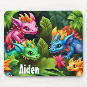 Süße Baby-Drachen Mousepad