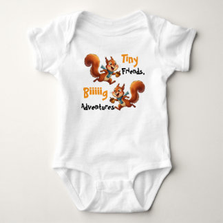 Süße Baby-Eichhörnchen-Body, Baby Strampler