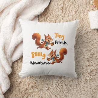 Süße Baby-Eichhörnchen-Body, Kissen