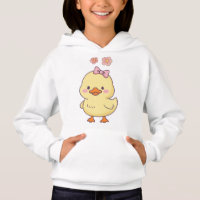 Süße Baby-Enten-Mädchen-Hoodie