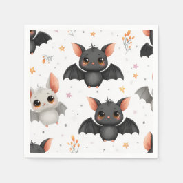 Süße Baby-Fledermaus-Halloween-Party-Servietten Serviette