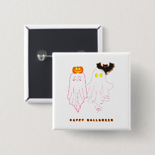 Süße Baby-Geister Halloween-Knopf Button