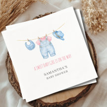 Süße Baby Girl Clothesline Baby Shower