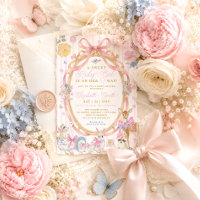 Süße Baby Girl Whimsical Tiere Baby Shower